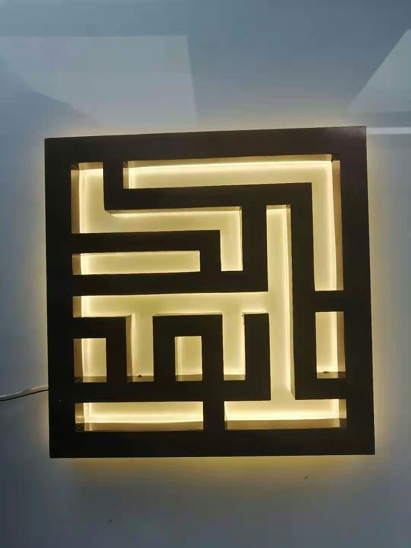 不銹鋼背面發(fā)光字